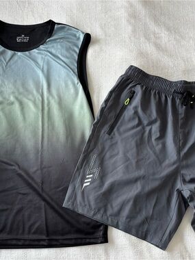 Men's Gray Athletic Shorts - Lightweight Performance